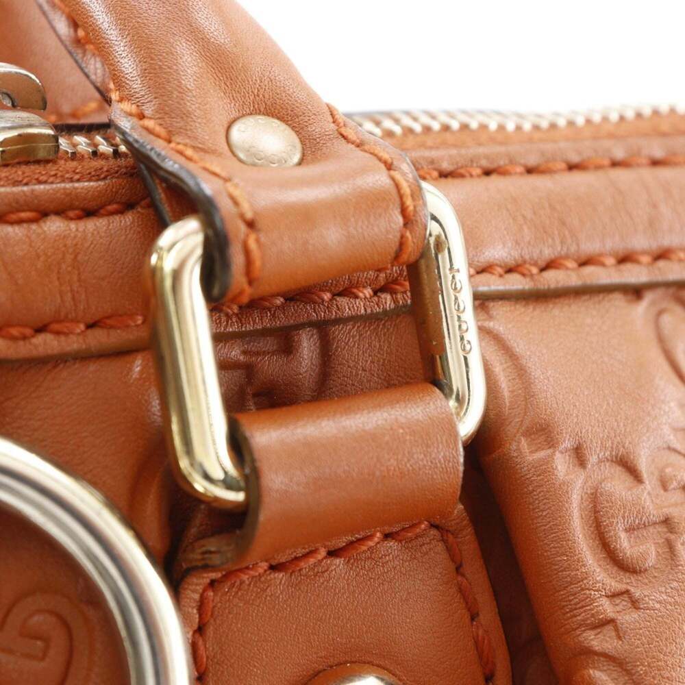 GUCCI Brown Leather Tote Bag - Picture 14 of 16